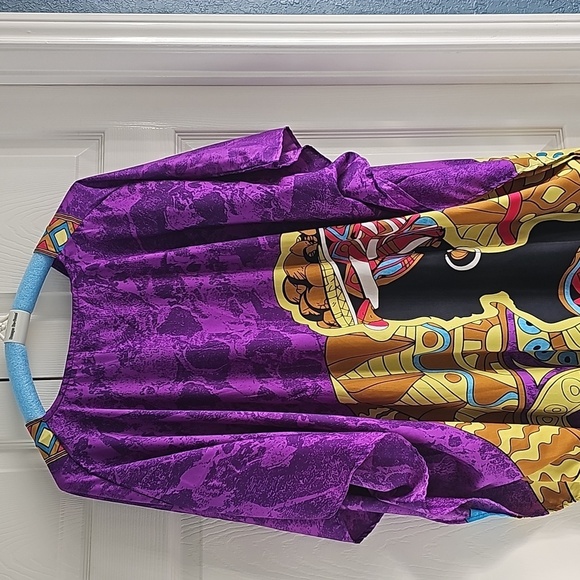 NWT Goddess by Winlar Kaftan Cover Up Long Dress Purple One size - Picture 10 of 11